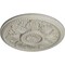 Ekena Millwork Edinburgh Ceiling Medallion (Fits Canopies up to 5 1/4"), 18"OD x 1 3/4"P, Pot of Cream Crackle CM18EDPCC - alternate 2